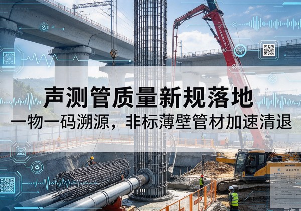 息县声测管质量新规落地，一物一码溯源，非标薄壁管材加速清退