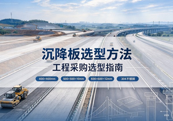 息县沉降板选择方法